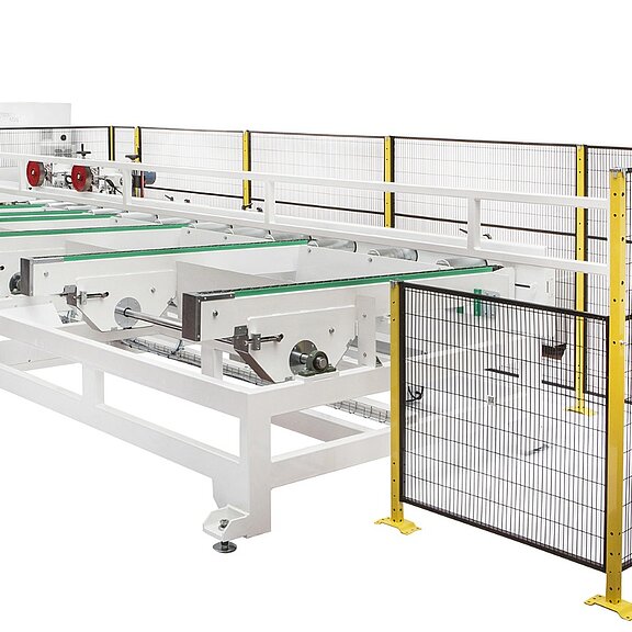 Beladung von Hobelautomaten und Kehlautomaten