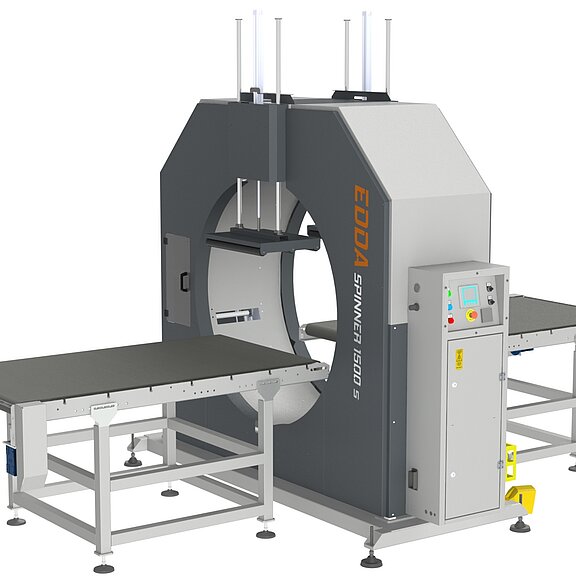 fasciatori orizzontali - macchine orizzontali per l'avvolgimento con film estensibile Spinner 1500s