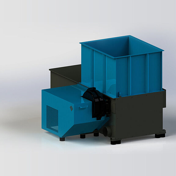 Compactsystem Zerkleinererungsmaschine Hacker Bluline 1030