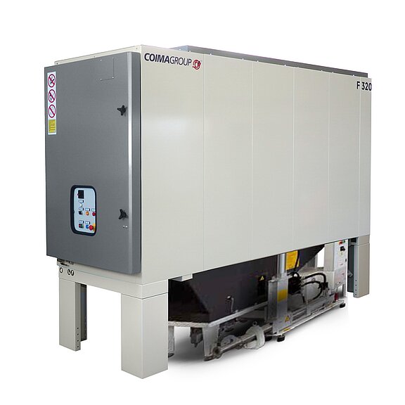 COIMA Reinluftgerät mit Brikettierpresse F380