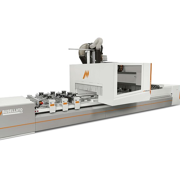 scm Busellato 5 Achsberbeitungszentrum mit Konsolensauger MasterT