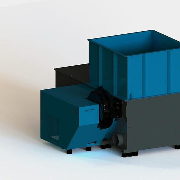 Compactsystem Zerkleinererungsmaschine Hacker Bluline 1230