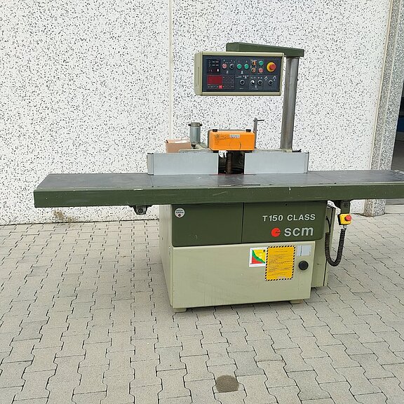 scm toupie inclinabile con cambio albero con utensile T150