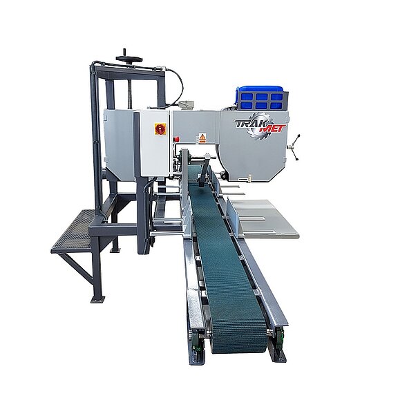 Trakmet Horizontalbandsäge mit Förderband PRPw-300