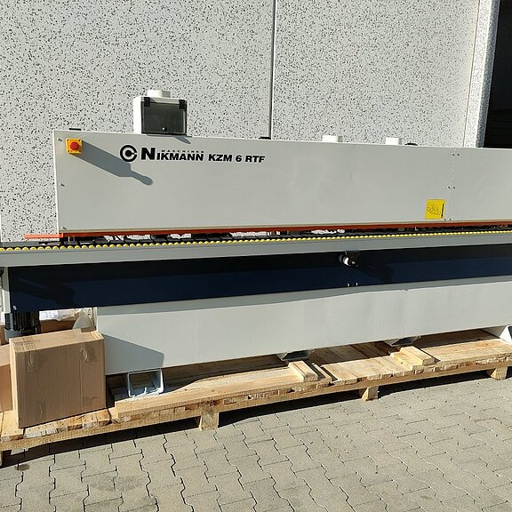 ZMM Nikmann Kantenanleimmaschine mit Eckenrundungsaggregat KZM6 RTF PRO H65