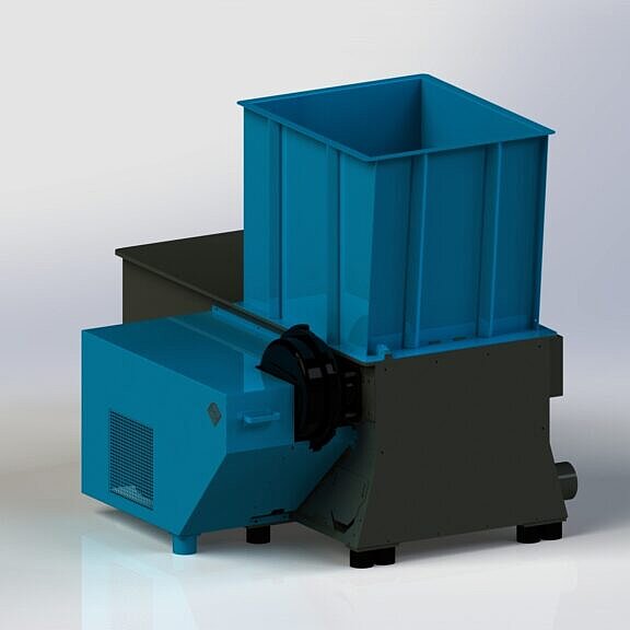Compactsystem Zerkleinererungsmaschine Hacker Bluline 830