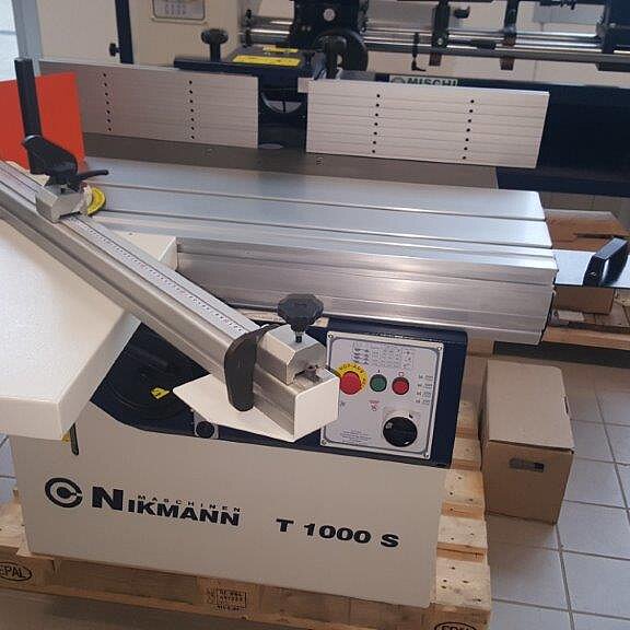 Zmm Nikmann spindle moulder T1000S with tenoning table (from exibition)